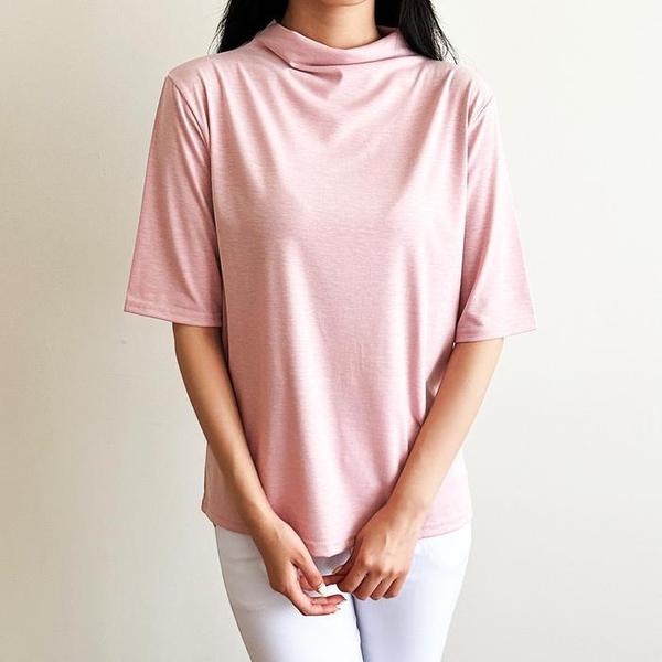 까르죠아 소프츠 반폴라 컬러 티셔츠 엄마옷(1)