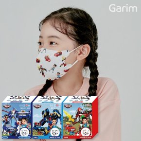 헬로카봇 어린이 마스크 60매 소형 새부리형 캐릭터 유아 초등학생