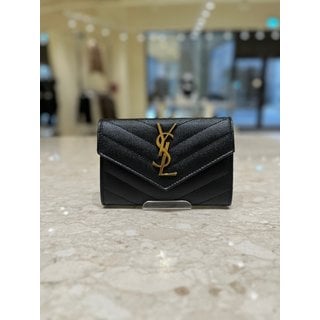 생로랑 [부산점] 여성 모노그램 엔벨로프 카드지갑 414404-BOW01-1000