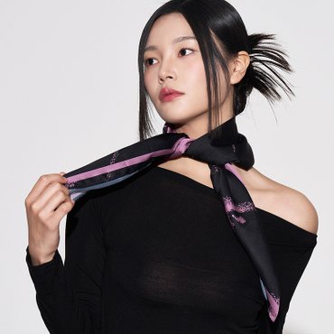 리끌로우 LEEV SCARF PLUM 스카프