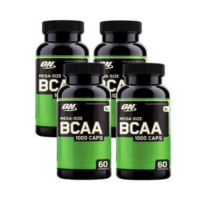 4개X  옵티멈  뉴트리션  BCAA  1000mg  60캡슐