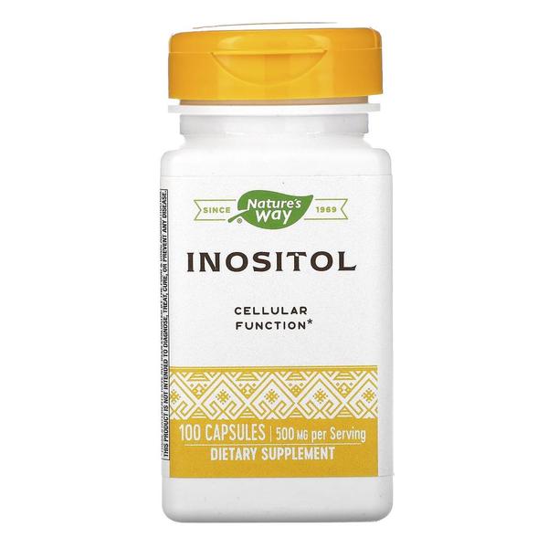 [해외직구] 네이처스웨이 이노시톨 500mg 100캡슐 Natures Way Inositol 500 mg 100 Capsules