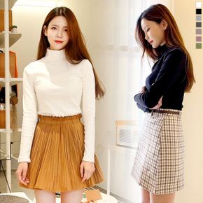 스판 목폴라 긴팔 티셔츠_P060464759