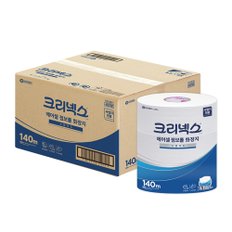 유한킴벌리 크리넥스 물에 잘녹는 에어셀 점보롤 140m X 12롤 45376