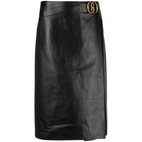 Midi skirt WSK008PE001U901 Black