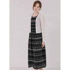 에스닉 패턴 슬리브리스 롱 원피스_P421132151