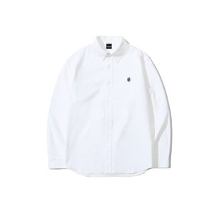 5252 BY O!Oi BASIC PATCH OXFORD SHIRTS [WHITE]