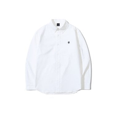 5252 BY O!Oi BASIC PATCH OXFORD SHIRTS [WHITE]