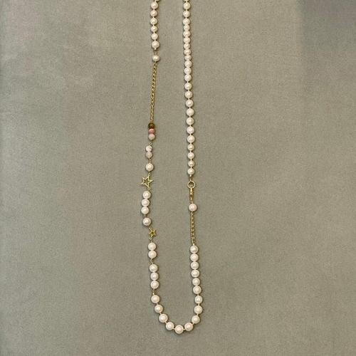 [엘리오나]  Reflection of Light Long Pearl Necklace(1)