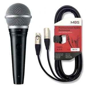 SHURE PGA48-LC 강의용 유선마이크 MX-5M 케이블포함