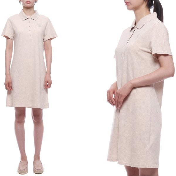 [부산점] 26SS 여성 폴로 셔츠 원피스 (8120784 BEIGE MELANGE 26S)