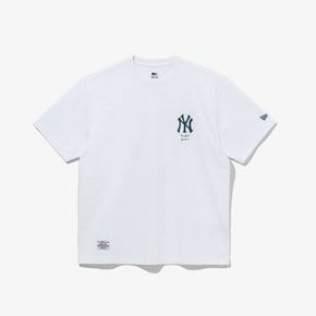 MLB 뉴욕 양키스 레터링 티셔츠 화이트_14179159