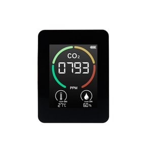 가정용 CO2 이산화탄소 측정기 / 충전식 온도계 습도계
