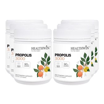  헬스윈 프롬 뉴질랜드 프로폴리스 3000 300파우더캡슐 6개