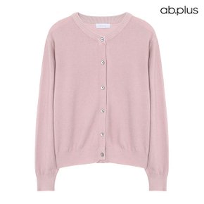 [ab.plus/신상] 라운드넥 기본 무지 니트 가디건 (LSZ1MY81A)