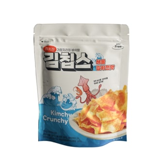  [더다믐] 김치부각 김칩스 해물맛 40g 5봉