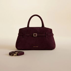 [MANU ATELIER Le Cambon 25 Suede] 마누아틀리에 르깜봉 스웨이드 토트백 숄더백 Merlot