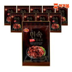 안전한먹거리 영양 간식 민속통육포 35g 10봉