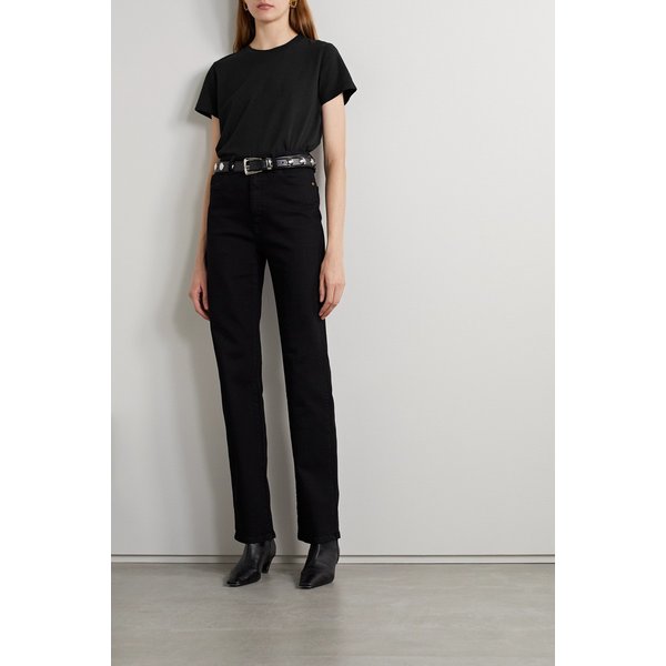 케이트 에밀루 코튼 저지 티셔츠 블랙 1647597289287473