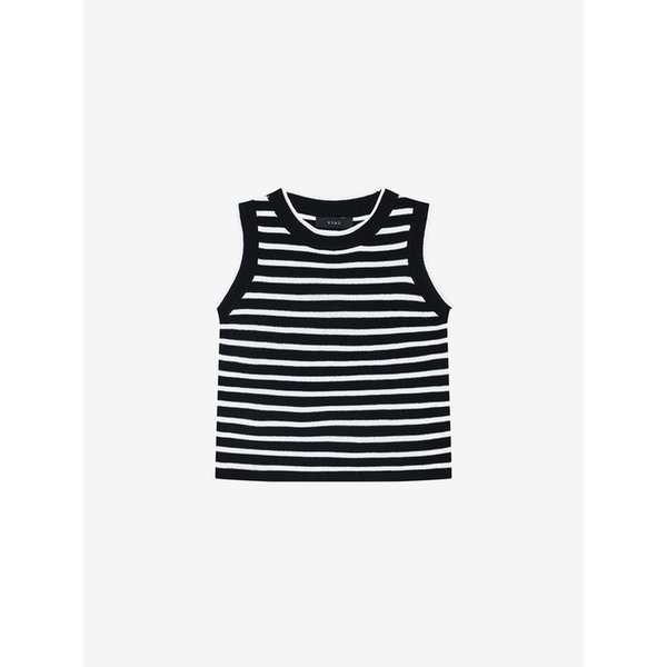 스트라이프 민소매 니트 (TKUCG2959)