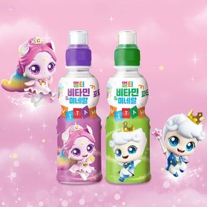 [웅진직영][추가적립] 캐치티니핑 멀티비타민&미네랄(포도맛/파인애플맛) 200ml x 24개
