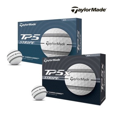 AK골프 테일러메이드 TP5/TP5X 스트라이프 골프볼 KOR 5피스