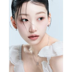 G-DIA 더블 원터치 링 귀걸이