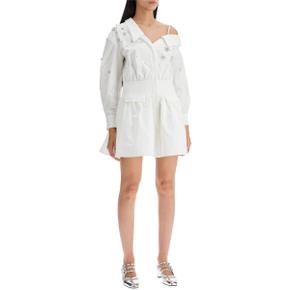 [SELF PORTRAIT] Long sleeve dress PF24 035S W WHITE