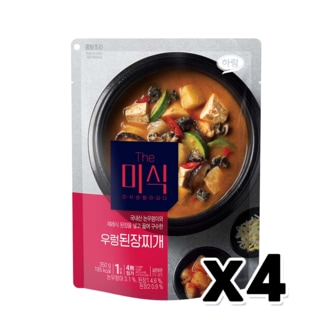  더미식 우렁된장찌개 즉석조리식품 350g x 4개