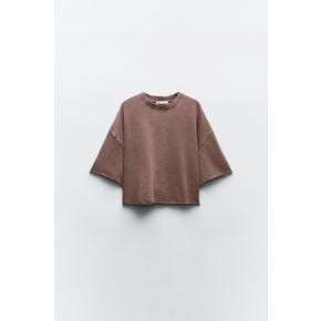 골지 플러시 스웨트셔츠 3253/318 BURGUNDY