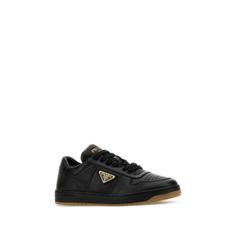 PRADA  Black nappa leather Downtown sneakers BLACK