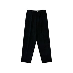 [Easy line] Wool Flannel banding pants (Black)