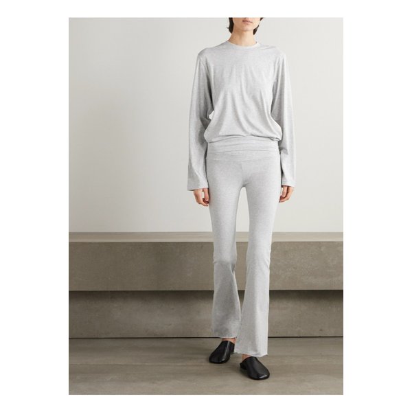 스킴스 스트레치 코튼 저지 폴드오버 팬츠 라이트 헤더 그레이 라이트 그레이 1647597359672792