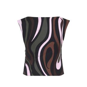 푸치 abstract print silk blouse 12269226262792 TP725624747