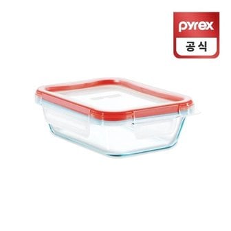  코렐 파이렉스 사각 프레쉬락 4면 밀폐용기 473ml[WD7FD7E]_