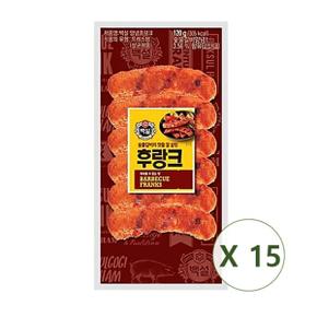 백설 숯불갈비 양념 후랑크 소시지 소세지 570g x 15개