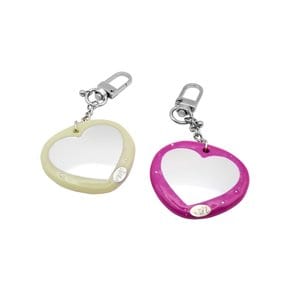 mirror key ring_heart2