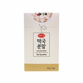 백호식품 델링 티팁 떡국분말 25G 6입