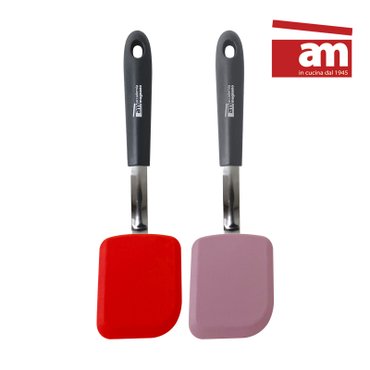 AM 1+1 이태리 am 실리콘 뒤집개 2종 세트 뒤지게 볶음주걱 전 파전 부침개