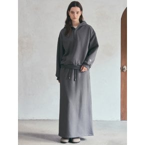 Cozy Henry Hoodie Sweat Setup_Charcoal(O25-SET02)