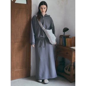 Cozy Henry Hoodie Sweat Setup_Charcoal(O25-SET02)
