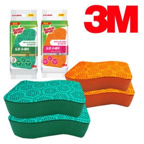 3M 특수표면처리 수세미 도트수세미 스펀지 2