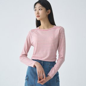 (2컬러) 보트넥 스트라이프 긴팔 티셔츠 LCTSO222