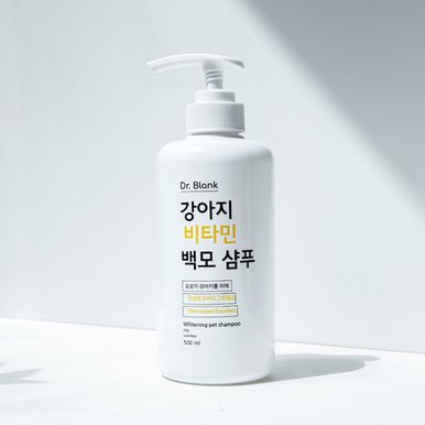 강아지 비타민 백모 샴푸 무향 500ml