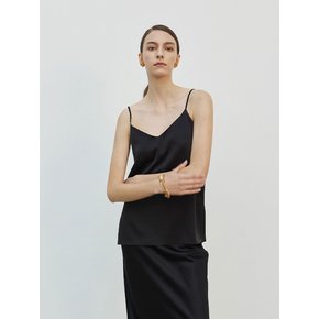 Satin Camisol Top Black