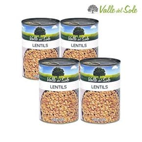 코렉스 발레델솔레 렌틸콩 통조림 400g X 4개[36042406]