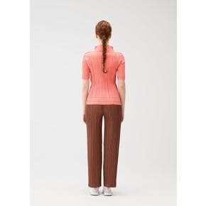 26SS 플리츠플리즈 스트레이트 팬츠 PP66JF38144 BROWN DOM