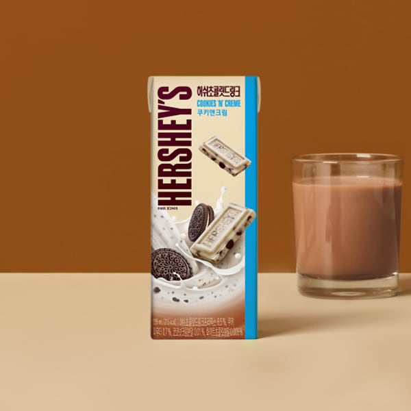 허쉬 초콜릿 드링크 쿠키앤크림 235ml 24팩