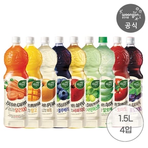자연은 주스 1.5L x 4입 (알로에 외 9종 / 선택옵션)