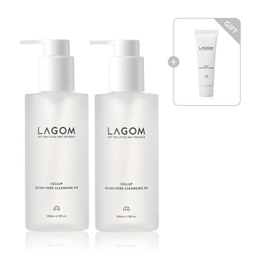 라곰 마이크로 포어 클렌징 오일 200mL 더블 구성 (+마이크로 폼 클렌저 30mL 증정)